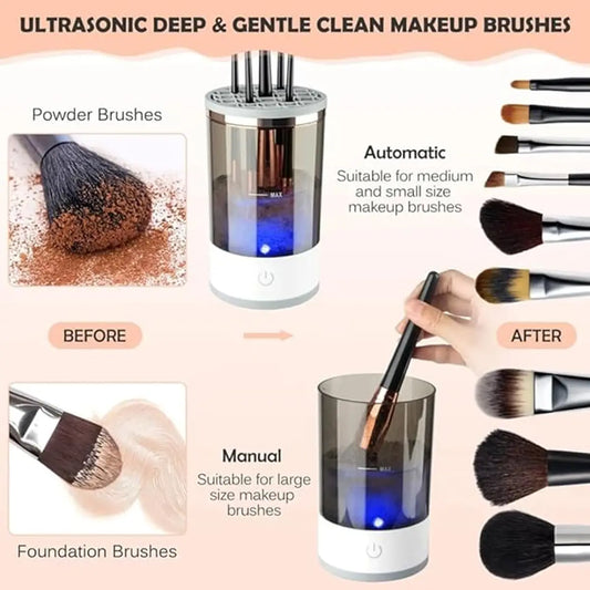 (MÁQUINA LIMPIADORA DE BROCHAS DE MAQUILLAJE)