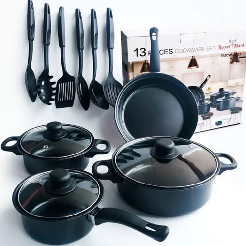(SET DE OLLAS 13PZ ROYAL ( 10 UND X CAJA) XR-13)