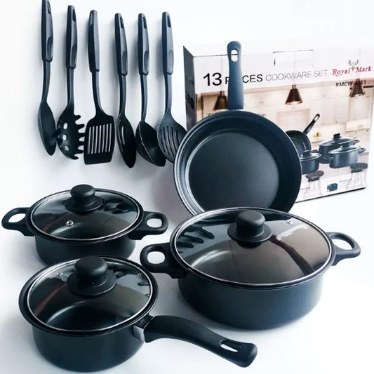 (SET DE OLLAS 13PZ ROYAL ( 10 UND X CAJA) XR-13)