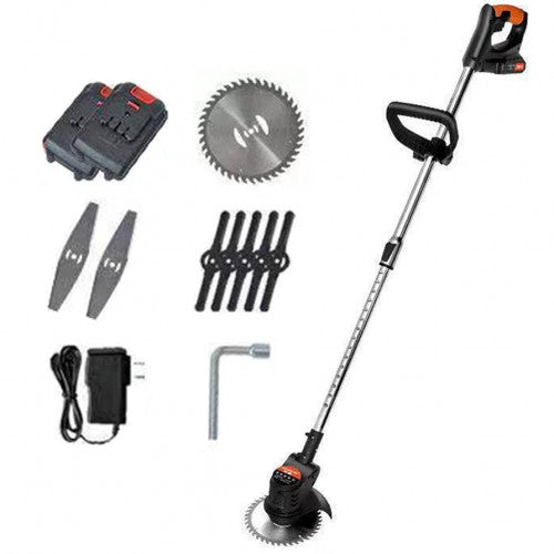 CORTA CESPED ELECTRICO 2 BATERIAS DE 48V 2 DISCOS (10 UND X CAJA)