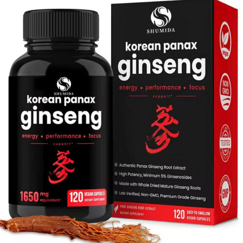 CAPSULAS GINSENG ROJO (120 CAPSULAS) (COMUNICARSE CON EL PROVEEDOR ANTES DE TRABAJAR)