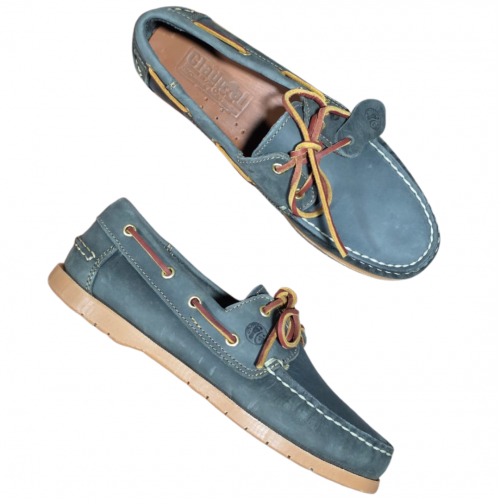 Zapatos #45 NAUTICO GRISNOBUCK AMARILLO