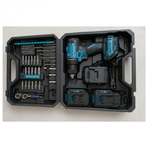 (SET DE TALADRO 2 BATERIAS JBN-13)