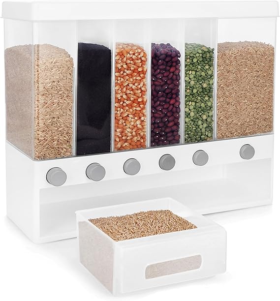 DISPENSADOR DE ALIMENTOS SECOS 6 EN 1 (12 UND X CAJA) SH-333