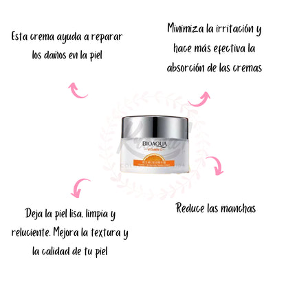 CREMA FACIAL WHITE ANTI MANCHAS CON VITAMINA C – BIOAQUA