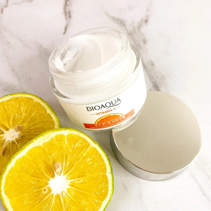 CREMA FACIAL WHITE ANTI MANCHAS CON VITAMINA C – BIOAQUA