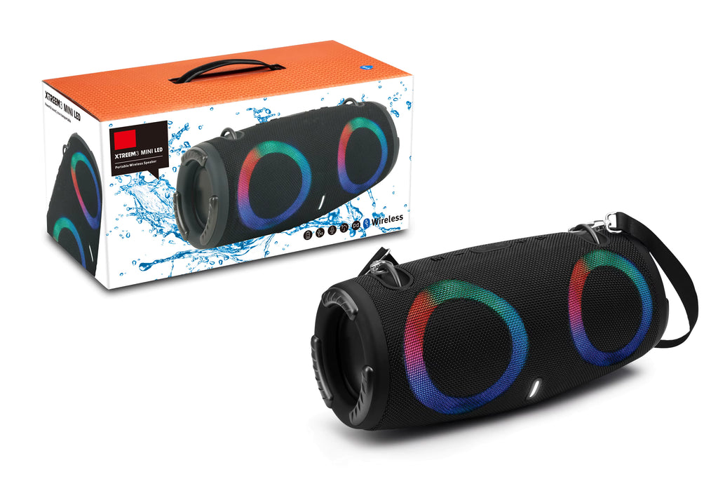 MINI BOCINA APRUEBA DE AGUA XTREEM3 MINI LED (30 UND X CAJA) XTREEM3 LED