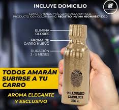 CARBLOCK PERFUME PARA AUTO AROMA MILLONARIO
