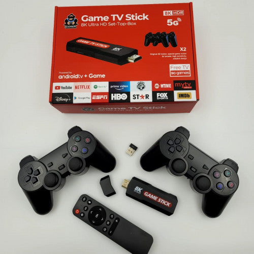 CONSOLA GAME Y TV STICK 5G HDMI 8K (50 UND X CAJA)